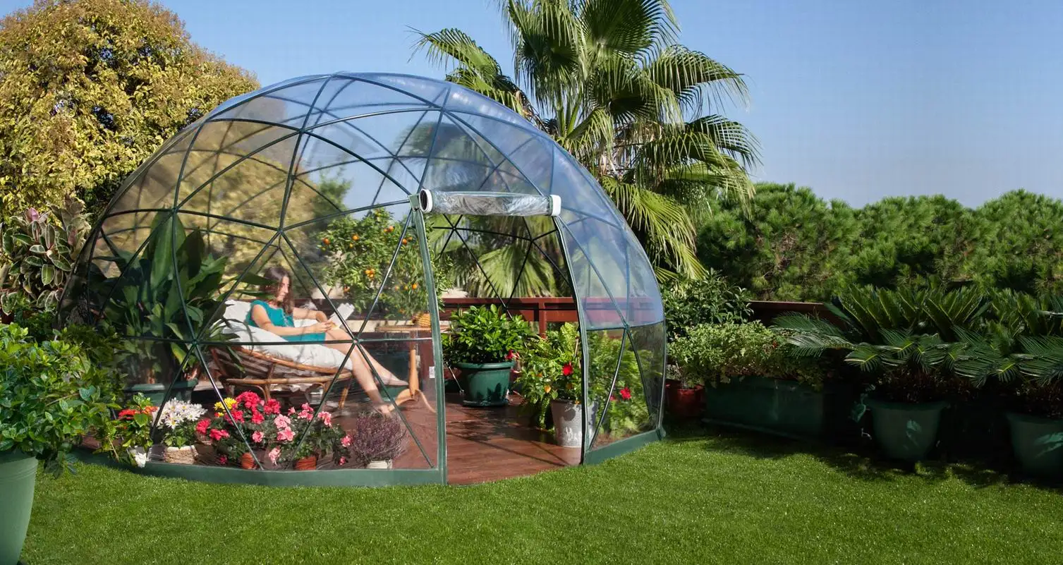  Outdoor Inflatable Bubble Canopy Gazebo House Greenhouse Backyard Lawn Dome Air Tent Camping