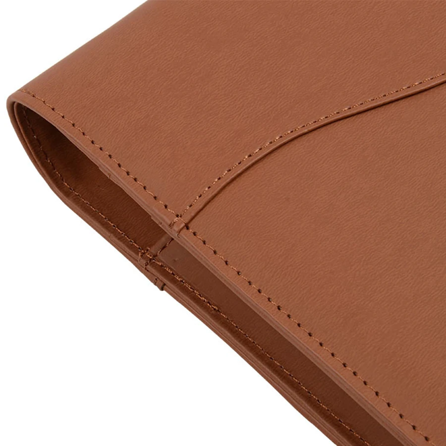 custom 3 hole ring binder loose leaf  file folder A4  leather