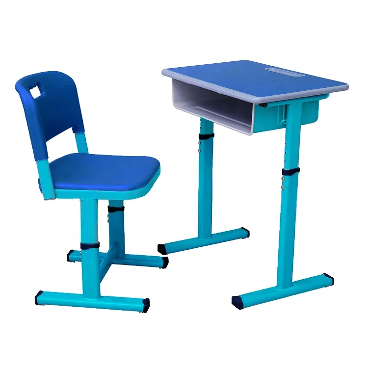 2022 hot sales Factory Wholesale School Furniture school  Desk And Chair Set Reading Table Education Furniture