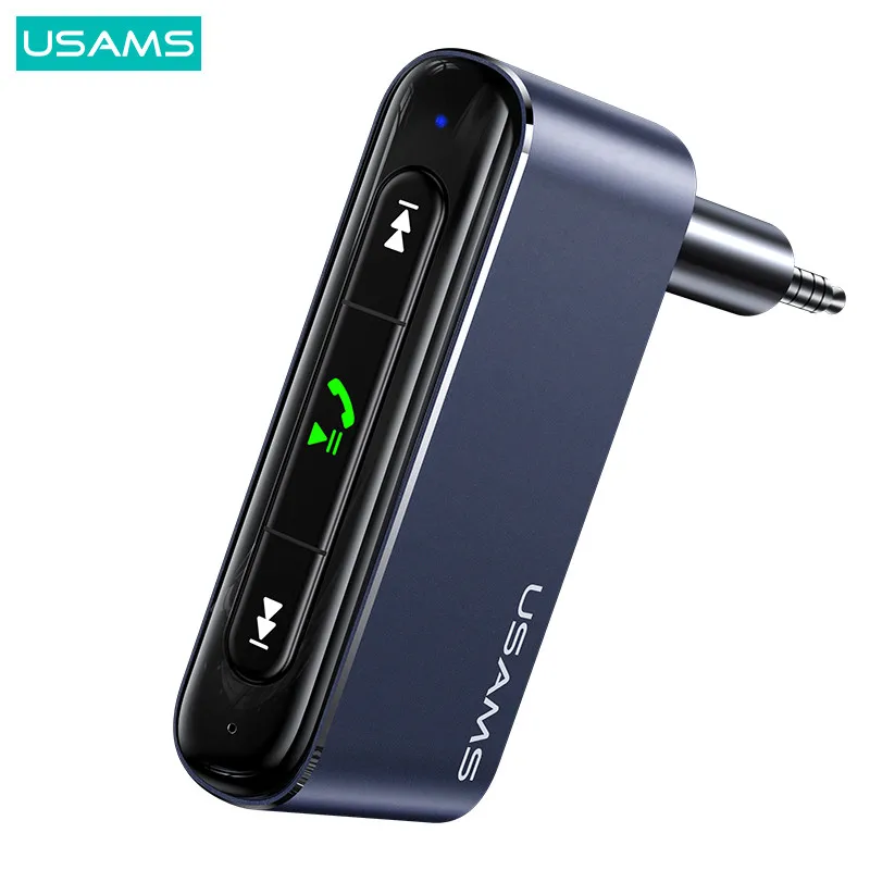 USAMS SJ519 Mini Audio Adapter Headphone Wireless AUX 3.5DC For Car Music Wireless Bluetooth Audio Receiver