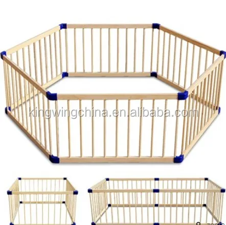 
wooden 4 sides baby playpens 