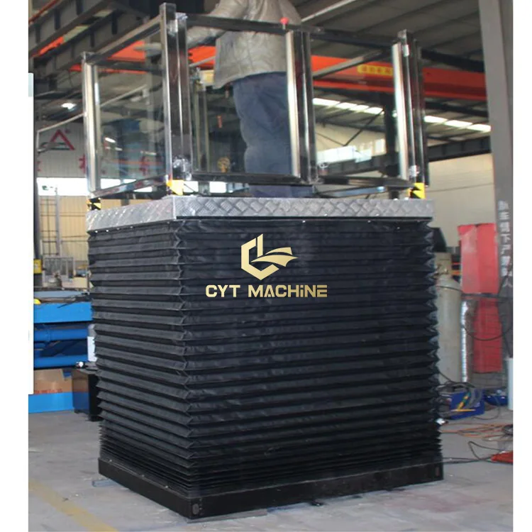 High Quality Hydraulic Vertical Scissor Wheelchair Lift Platform for disabled people