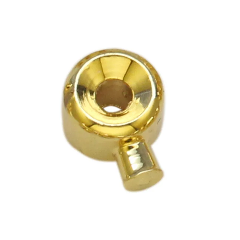 Sterling silver s925 Sterling silver 14k gold finishing clip buckle diy pearl material steel wire positioning buckle buckle