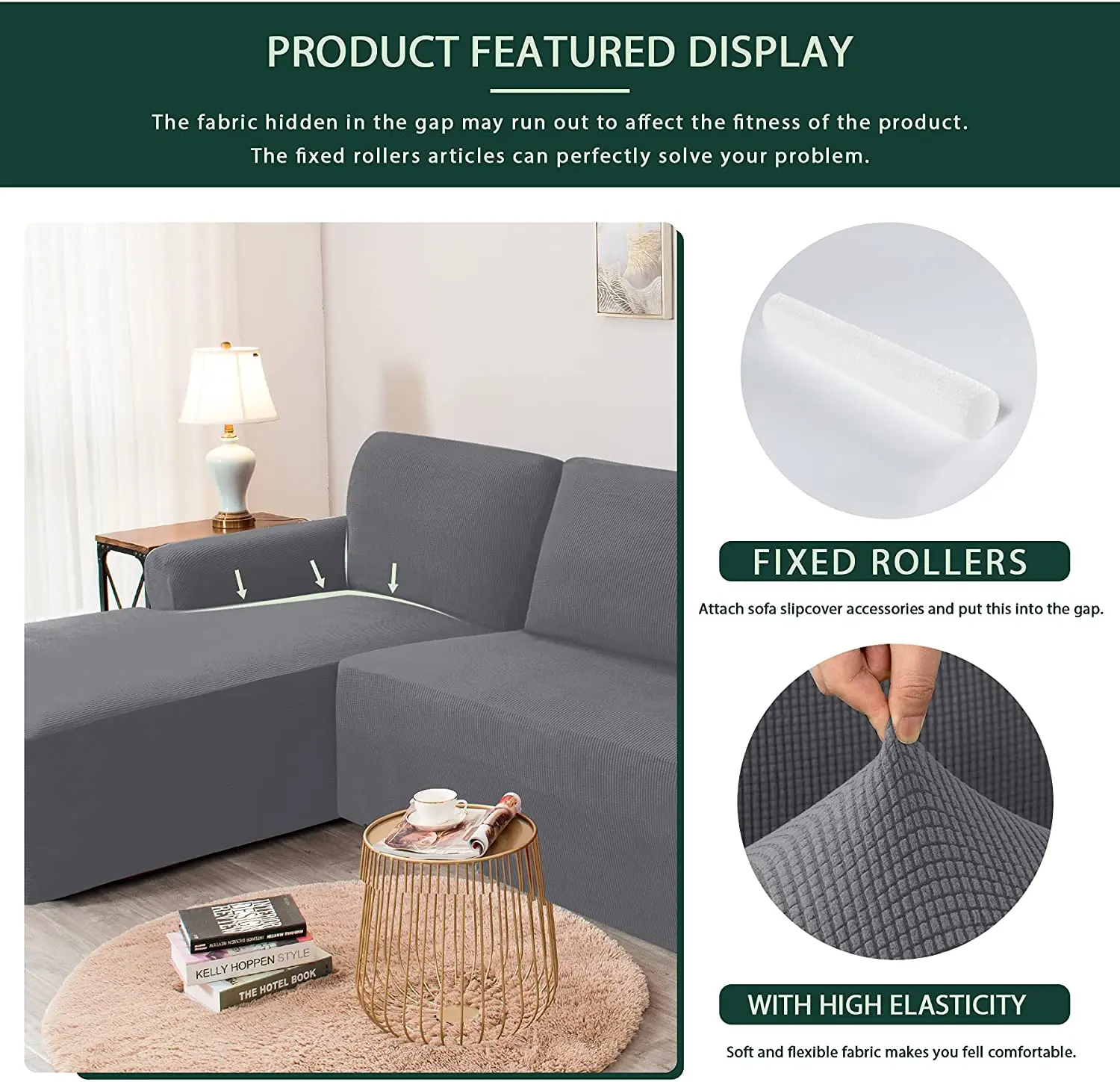 Высококачественный легко устанавливаемый роскошный секционный Бархатный Чехол 2022 для l-образного дивана