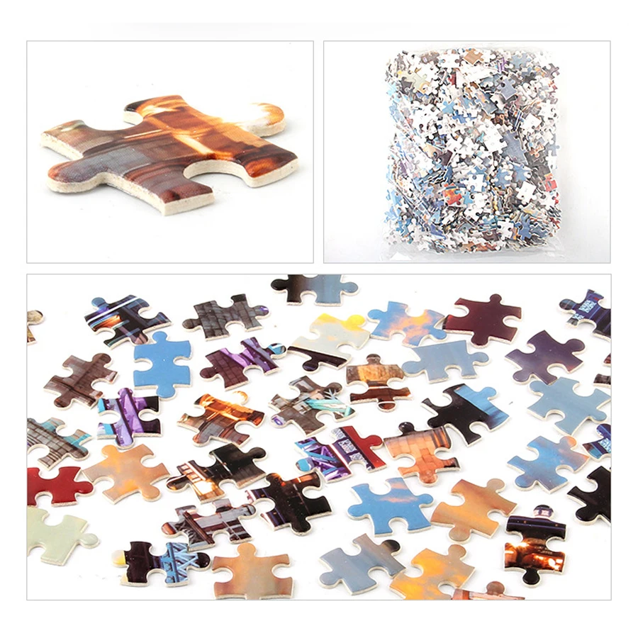 Personalized Custom Puzzle Game 100 500 1000 2000 Pieces Jigsaw Puzzles for Adult Kids