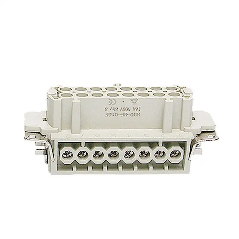 WZUMER 16A Heavy Duty Connector Contacts 16 Pin Male Female Inserts For HDC