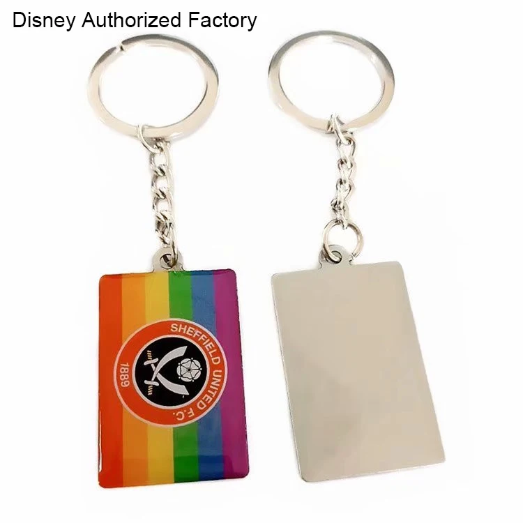 
LOGO Text Print Customize Anti-Lost Strap Stainless Steel KeyChain Pet Metal Tag Creative Gifts 