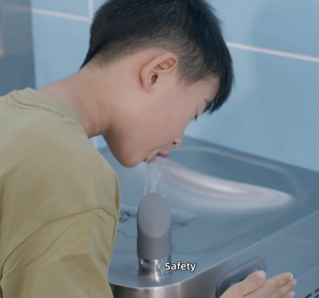 ADA Wheelchair Accessible Wall Mounted 316 304 Stainless Steel Drinkwater Bubbler Sink Drinking Water Fountain