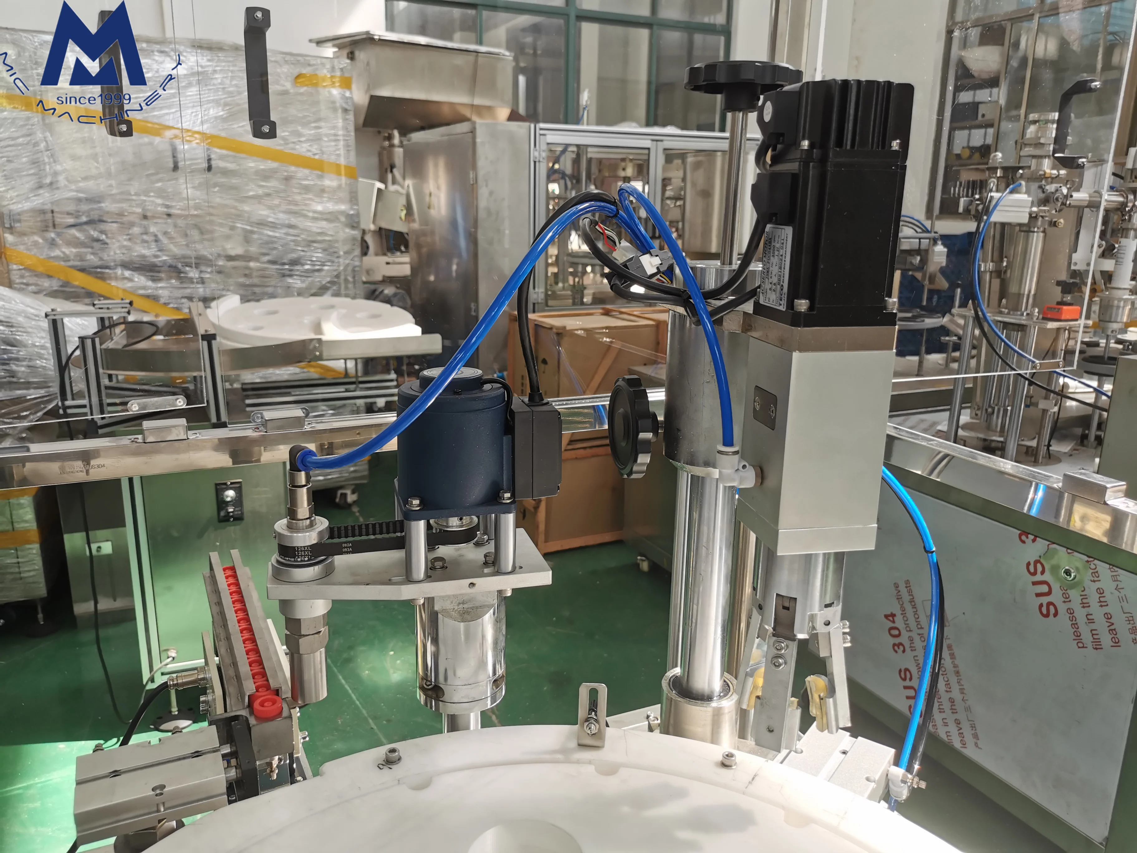 Automatic small vials antigen and capping test reagent tube pharmaceutical filling machine