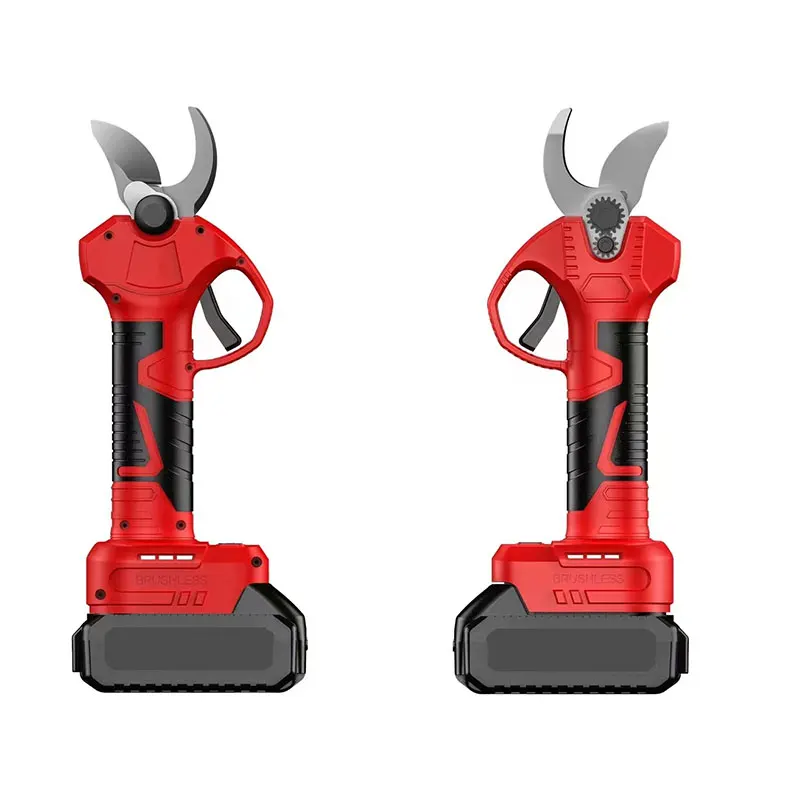 Electric pruning of trees for home garden pruning of fruit trees