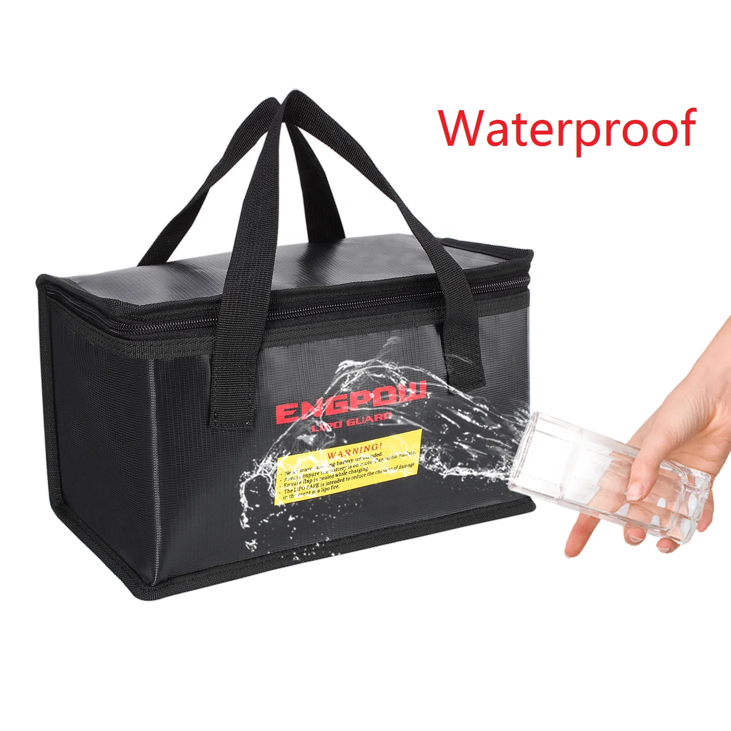 Maximum Aluminum Explosionproof Guard Safe Sleeve Bag 6S1P Plant Protection Lipo Battery Storage for Agriculture UAV