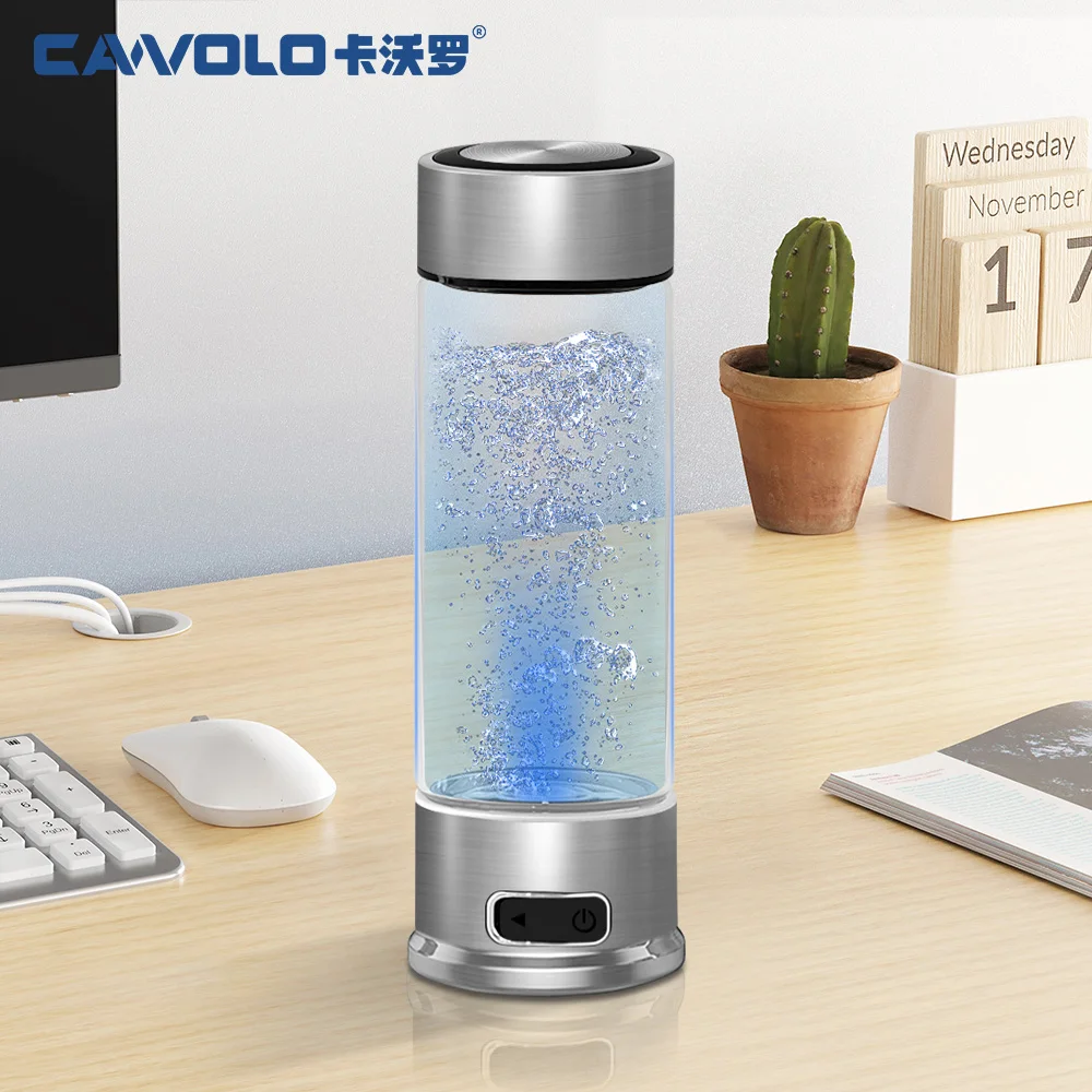 Portable Hydrogen Rich Water Bottle USB Charging High PPM Hydrogen Water Maker Fast Charging SPE Hydrogen Water Generator