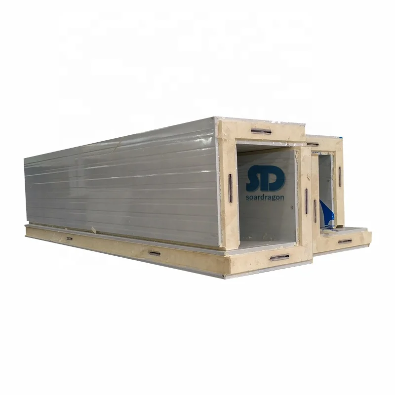 Soardragon Labyrinth Inserted Polyurethane Insulation Panels Butchery cold room installed by PIR sandwich panel