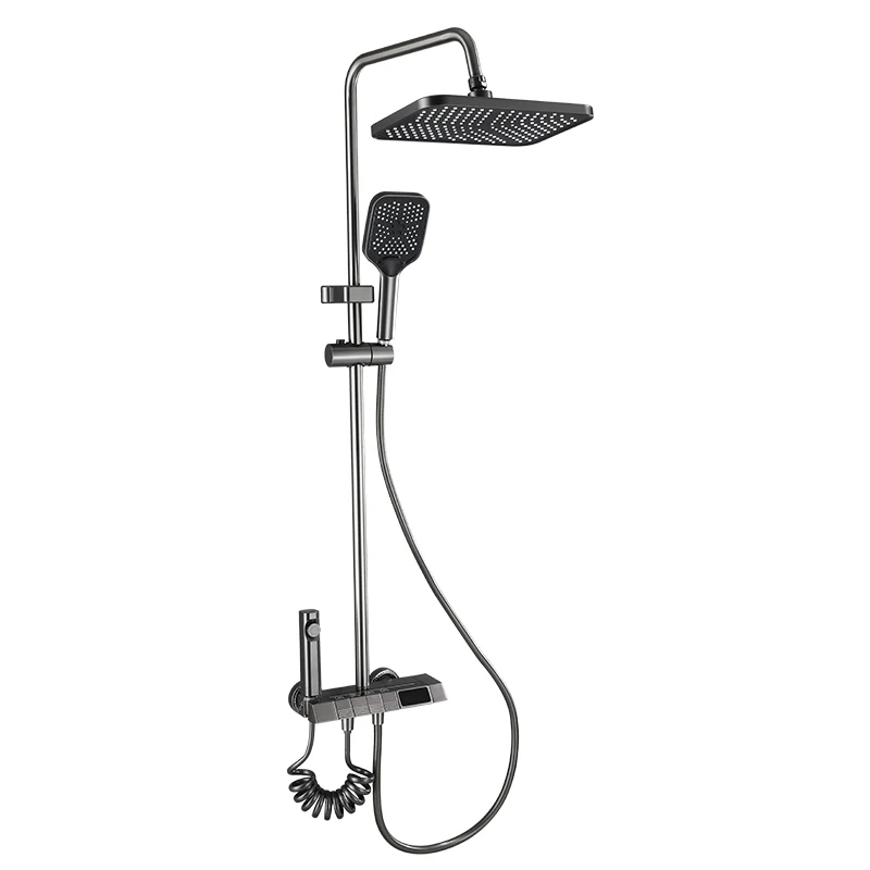 bathroom accessories luxury set shower shower set piano shower mixer set