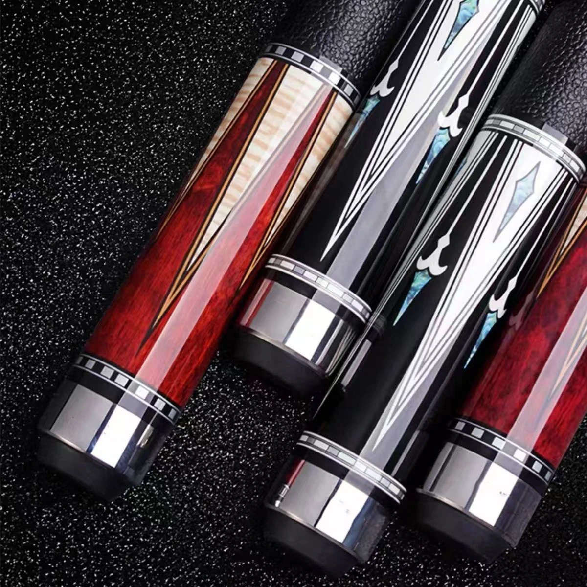 Made in China billiards pool cue with a shaft tip Snooker cue with cheap price1/2 joint club cue.