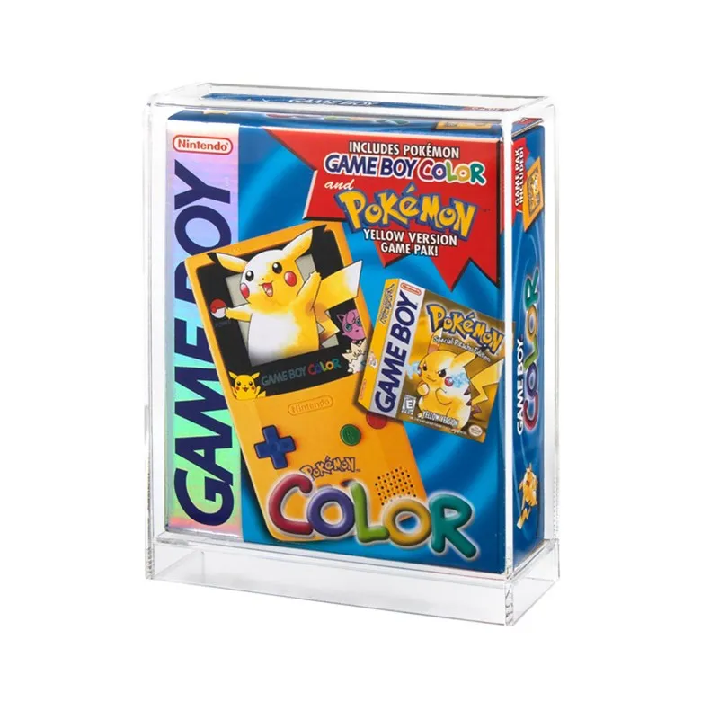 Прозрачный акриловый игровой витринный чехол для NES & SNES N64 GAMEBOY