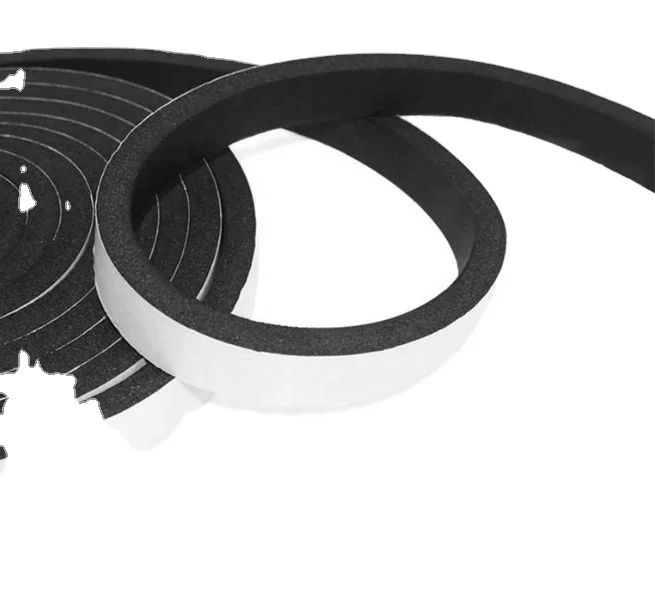 Factory sale EPDM Rubber  Product And Foam Rubber Seal Strip Adhesive Backed Foam Strip