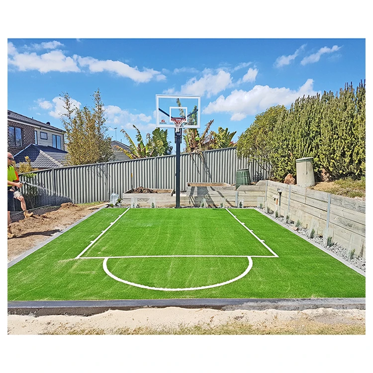 Custom Eco-friendly 10mm Green private basketball court putting green artificial turf