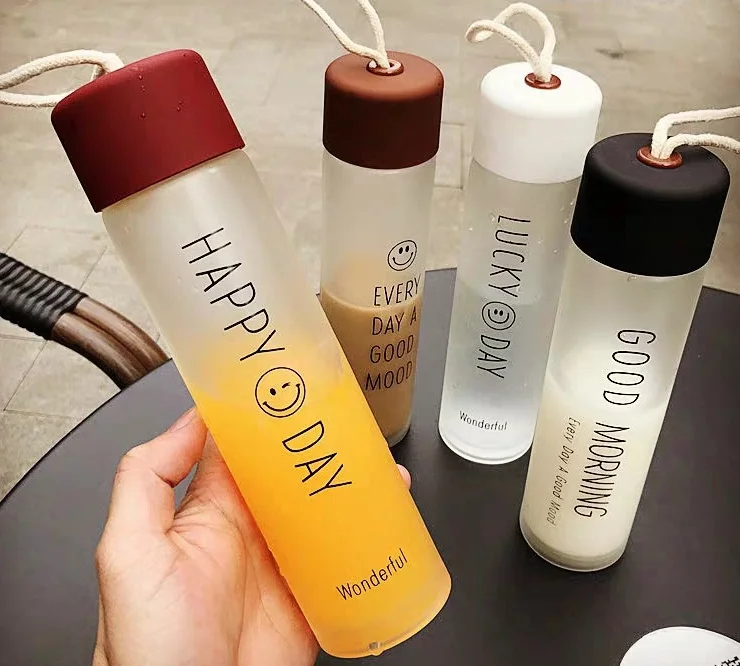 Gourde Enfant Manufacturer Cheap Hiking Outdoor Hot Cold Water Children Cute Gift Drinkware Sport Glass Water Bottle