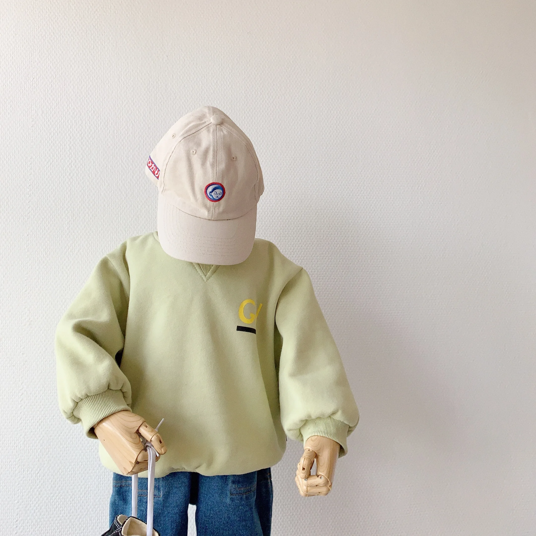 6229/Детская осень/зима 2019 Корейский детский свитер Повседневная Толстовка с длинным рукавом