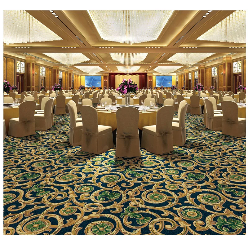 Wall to wall nylon printed Restaurant banquet hall Carpet
