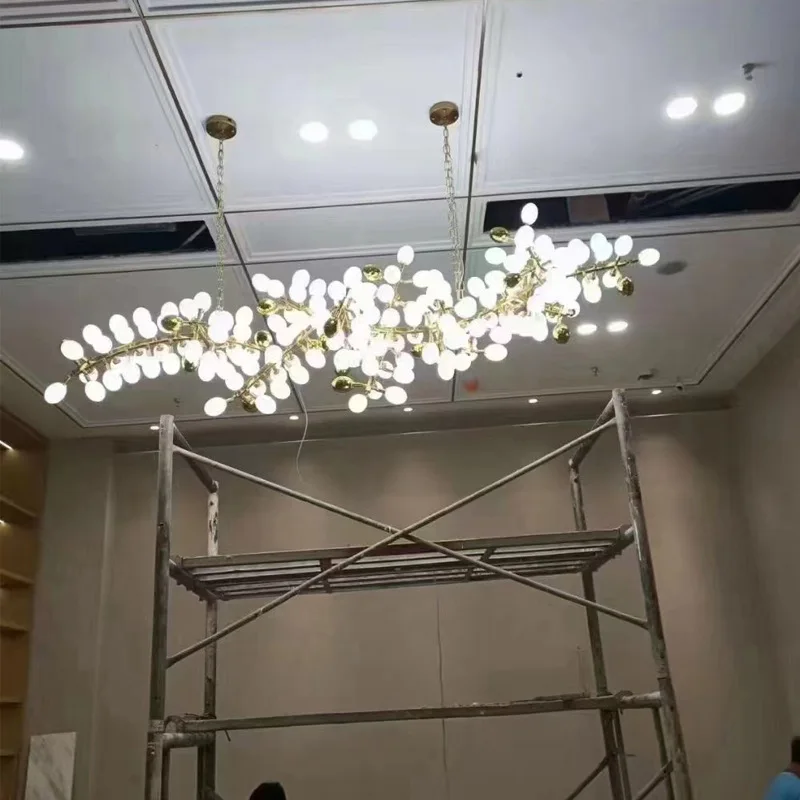 Pendant Lights Modern Designer Chandelier Lighting Led Large Grape Shape Home Decor Lustres for Dining Room Lamp Decoration