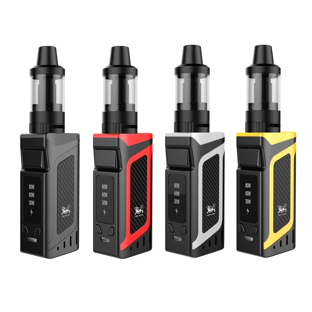 80 Вт температура модель цветной электронный дым сигарет vaping