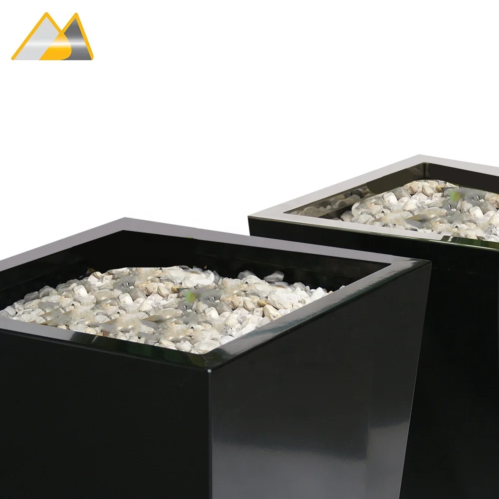 Audemar Customized Stainless Steel 304 Or Aluminum Metal Stand Flower Pot, Small Metal Flower Pot, Custom Printed Flower Pots