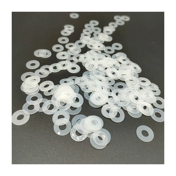 Din Standard M8 M10 M12 PA6 plastic fastener round flat ring plain washers thin gasket insulation clear spacer nylon gasket