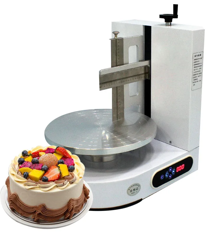 Automatic Round Cake Cream Spreading Coating Filling Machine Cake Bread Cream Decoration Spreader frosting machine