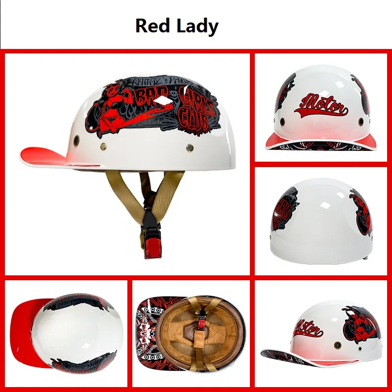 helmet motorcycle half face helmet visor motorcycle for men picture with gradient color lens