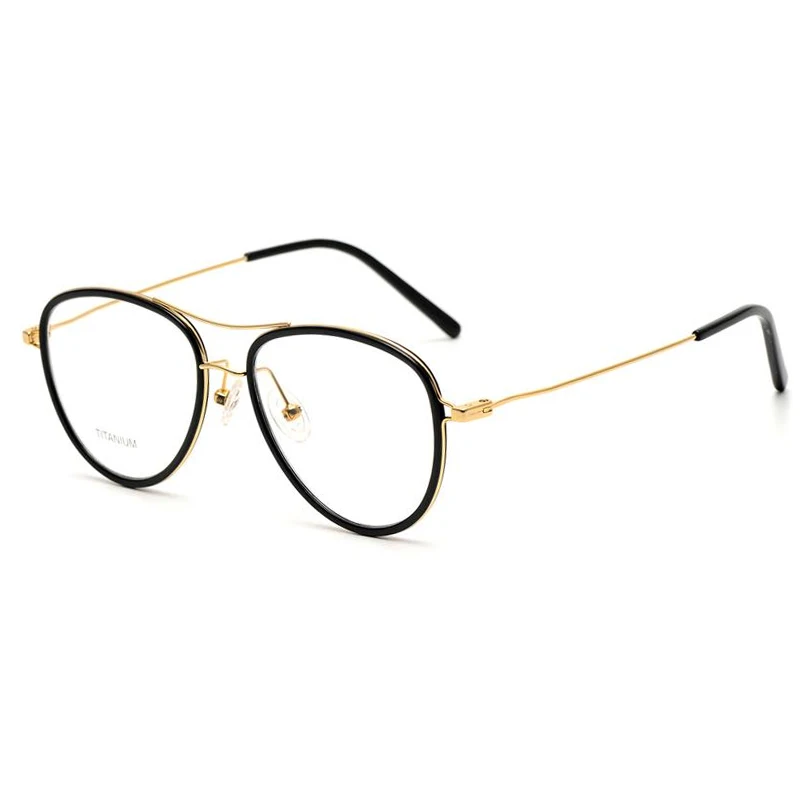 Osicare high end 16043 fashion full titan female eyewear optical glasses women titanium eyeglasses frame for men