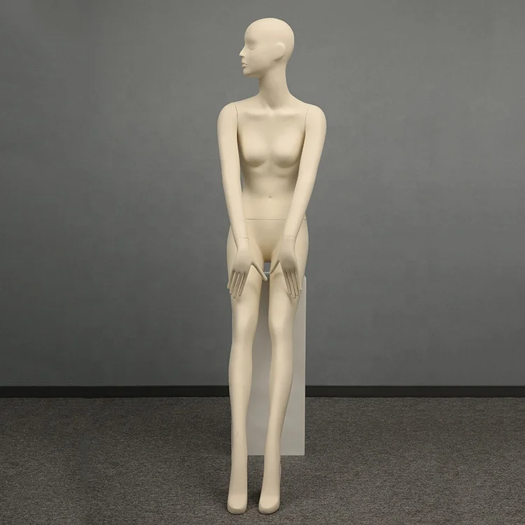 High Quality Mannequin beige color Full Body Female Mannequin Custom for Adults FRP tall mannequins