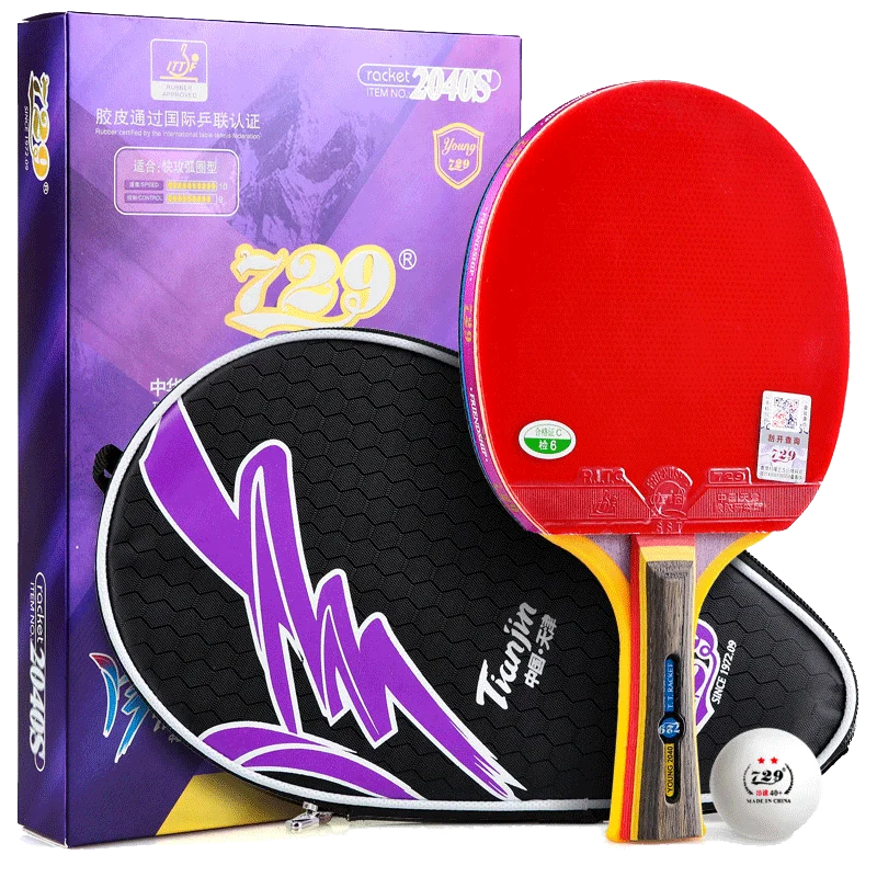
Friendship 729 2040s table tennis racket fast-attack arc loop style play PingPong Racket table tennis racket 