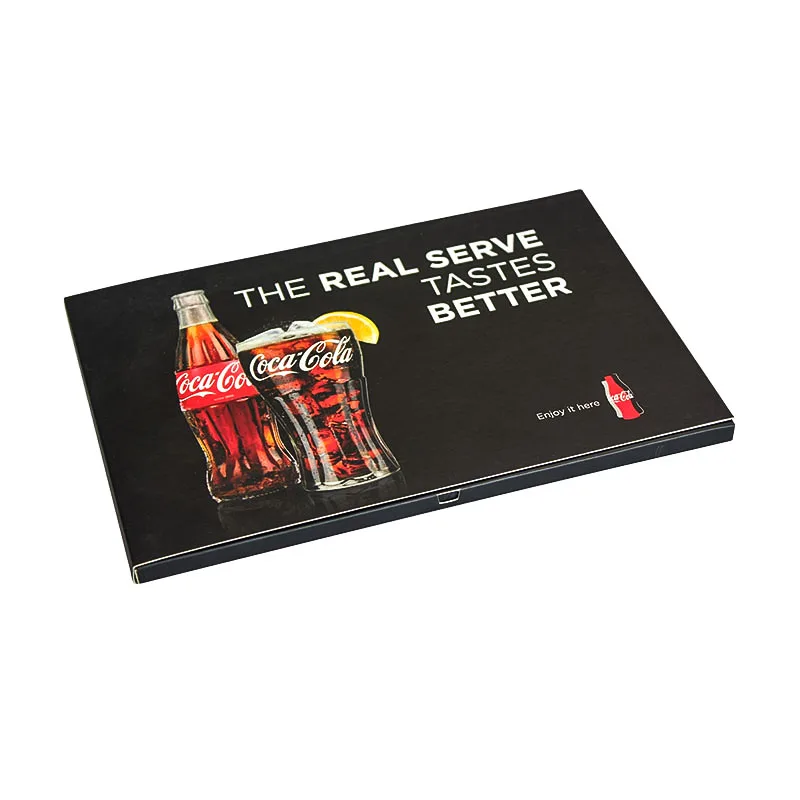 Best seller wholesale A5 black paper advertising player 7 inch video music photo book LCD booklet business video brochure card