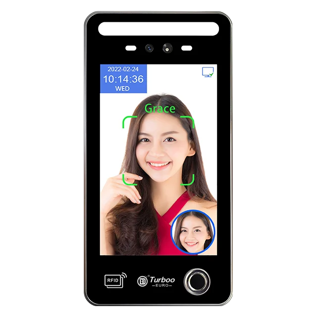 Upgrade Version Face Recognition Time Attendance Access Control Terminal WDR For Office
