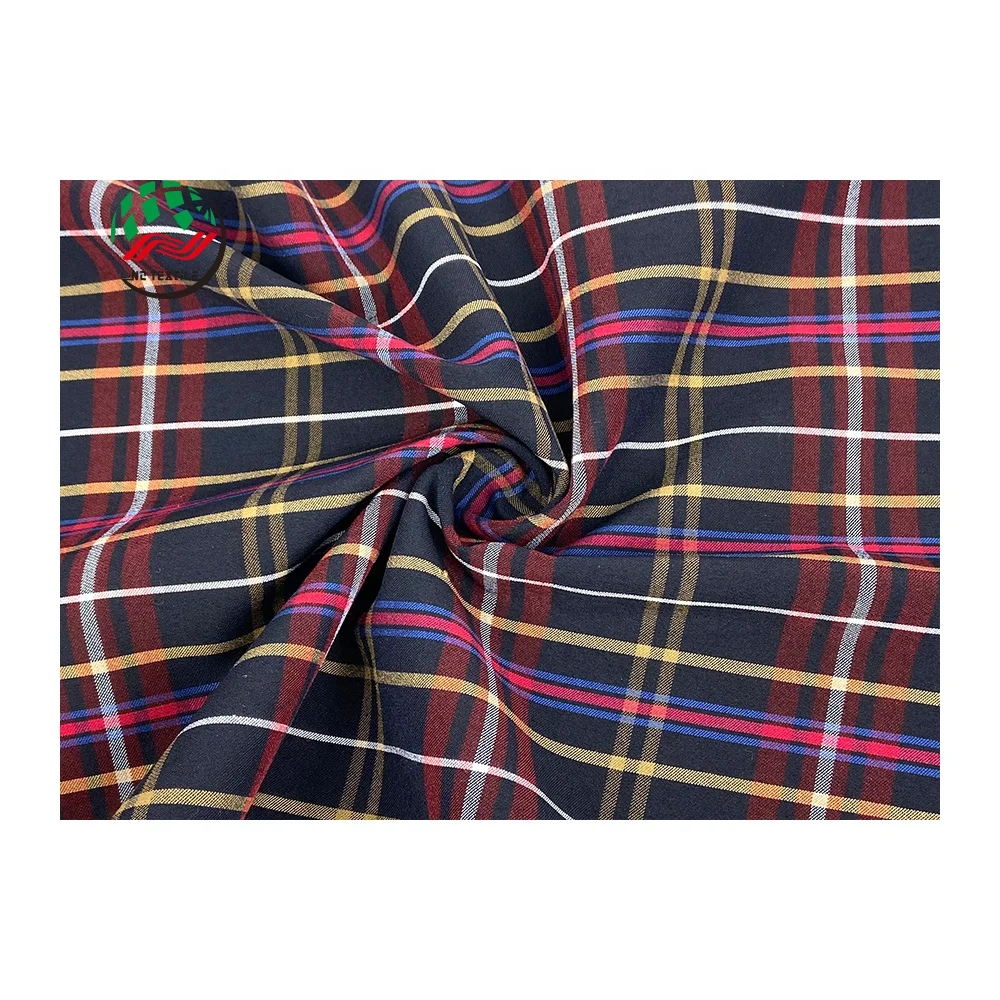 High Quality 260gsm Spandex Stretch Fabric 10s Plaids Twill Nr Bengaline Fabric For Trousers