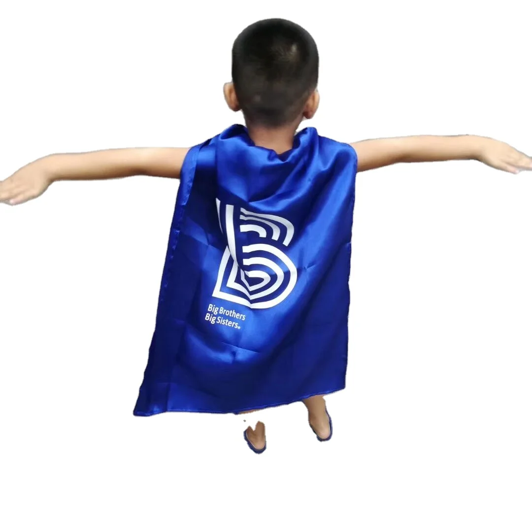 Cheap Satin Kids Custom Party Fancy Dress Super Capes
