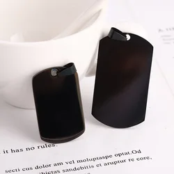 Sohpety Metal Sublimation Necklaces Collar Name Id Pet Military Custom Logo Stainless Steel Blank Dog Tags