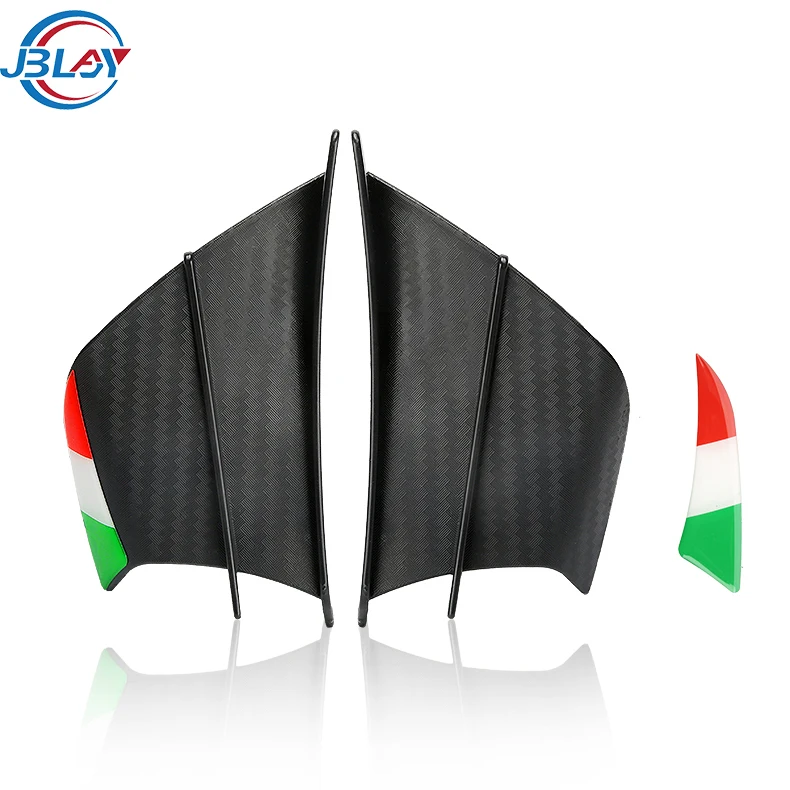 Universal For Yamaha Suzuki Kawasaki Honda H2/H2R Scooter Motorcycle Winglet Aerodynamic Wing Kit Spoiler