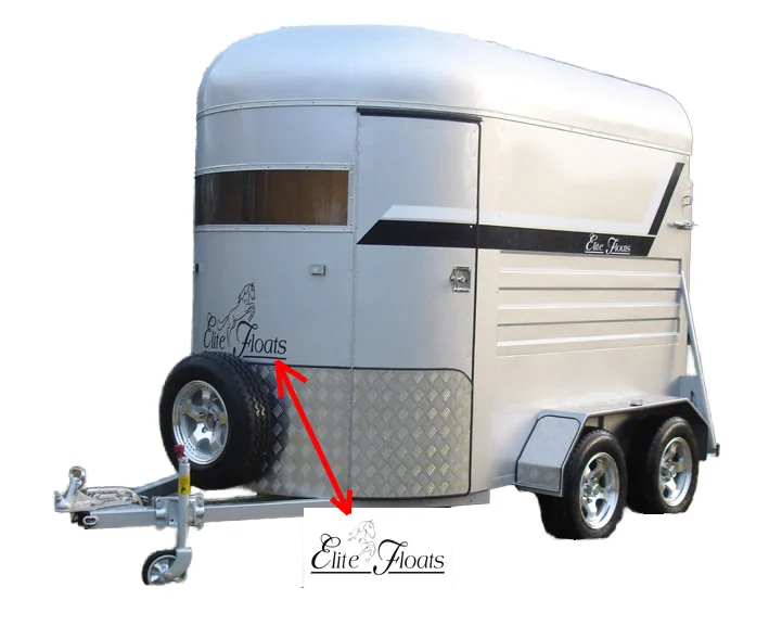 Высокое качество двухконный прицеп с прямой нагрузкой экономичный по конкурентоспособной