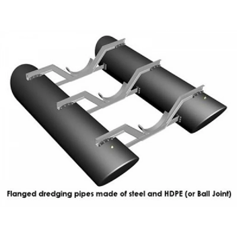 Плавающая стальная понтонная машина мобильный поплавок для Hdpe дноуглубительной трубы/поплавок труб hdpe