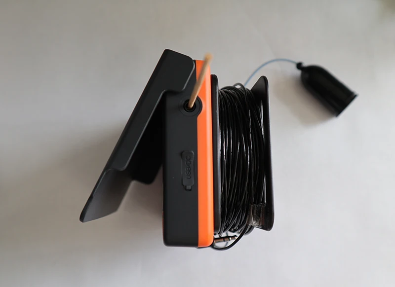 Wild fishing equipment 4inch 15m 20m 30m night vision renovate waterproof fish detector underwater camera with cable For gif