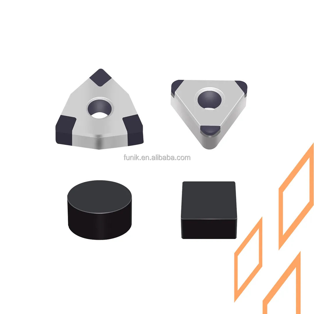 FUNIK high quality Turning inserts CBN insert CNGA TNGA VNGA