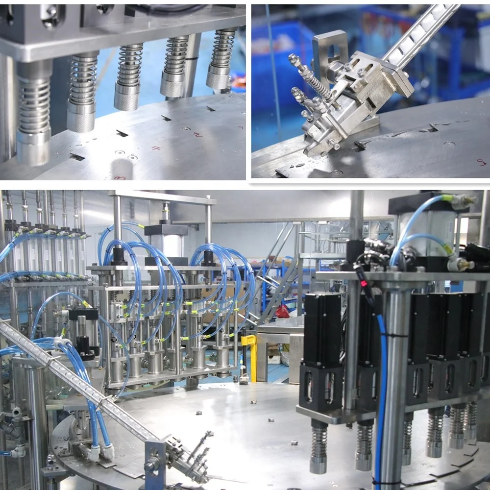 Factory Price Automatic Ketchup Jelly Milk Soft Drink Juice Baby Fruit Puree Screw Capped Spout Pouch Filling Capping Machines