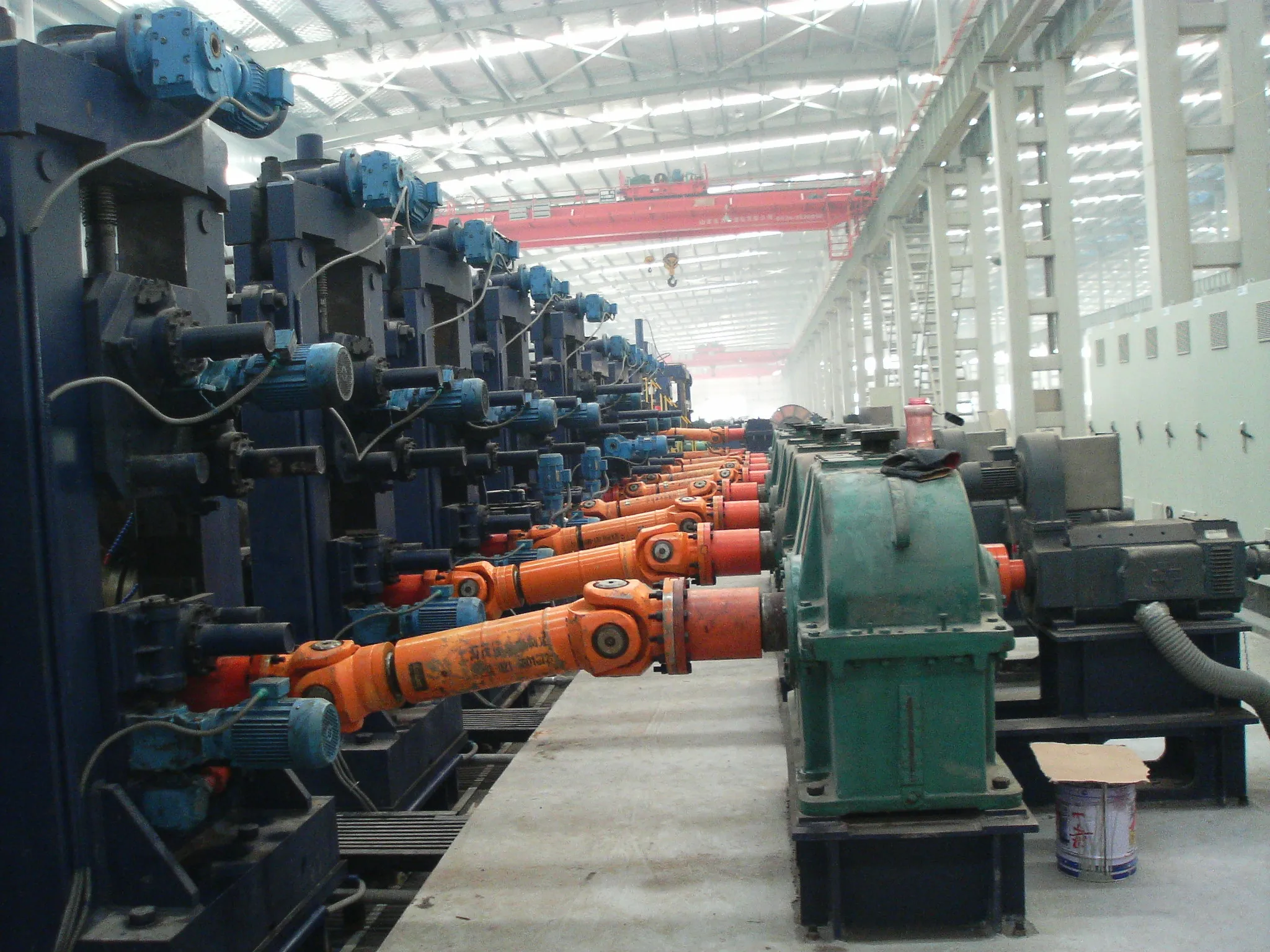 
New Direct forming to square pipe making machine tube mill 400x400mm with good price from China factory 