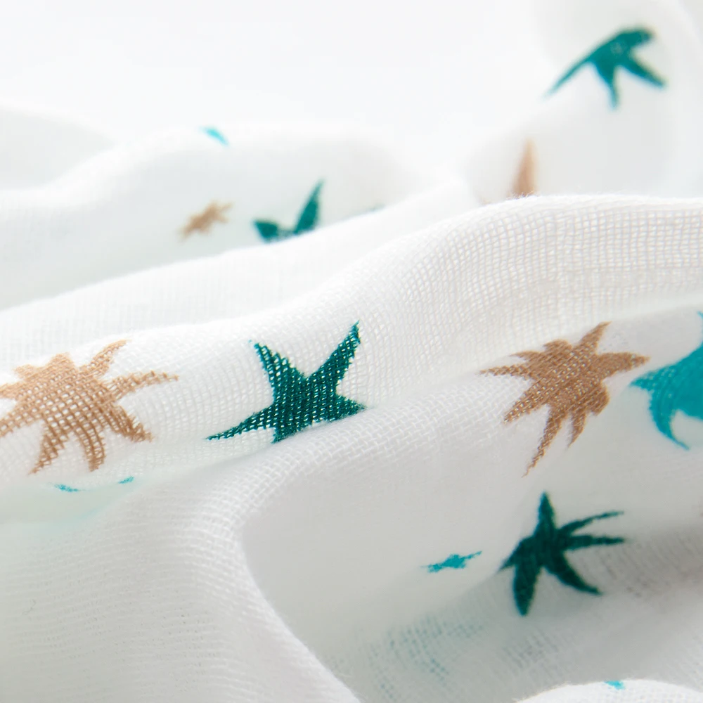 Hot Sale 100% Cotton Eco Friendly Fabric Soft Blanket Baby Muslin Swaddle Blankets