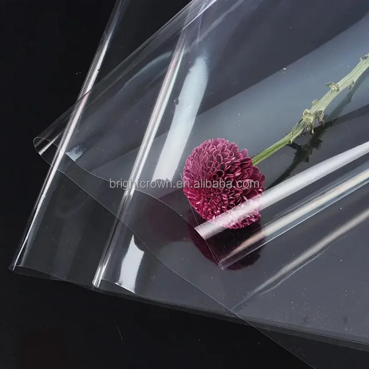 Colored cellophane Roll designer flower Cellophane bouquet Wrap Rolls for Gift Wrapping