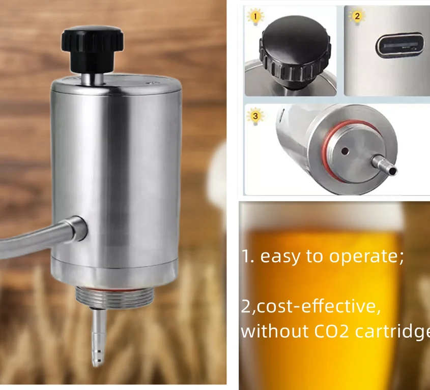 Electric Dispenser Tap High Quality Stainless Steel Pressurized Electric Portable Beer Dispenser Tap for sale