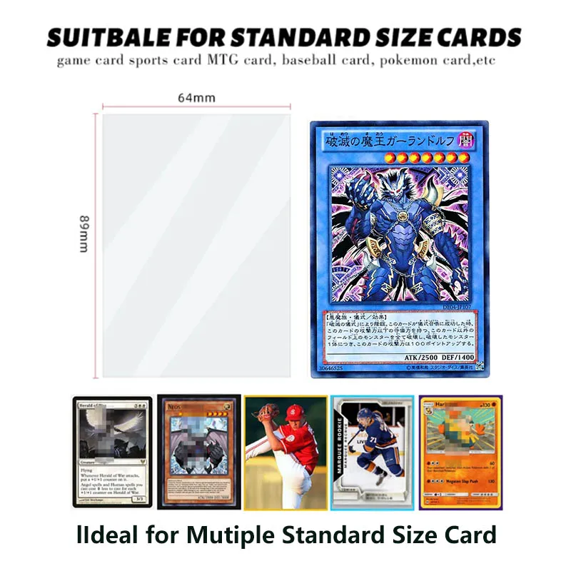 Tcg Graded Penny Standard Matte PSA  Anime Printed Sports Perfect Fit Clear Mtg Game Pakemon Yugioh Trading Card Sleeves